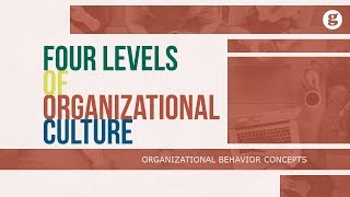 Four Levels of Organizational Culture [upl. by Irabaj423]