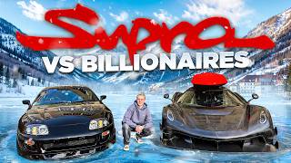 1000HP Supra terrorizing Billionaires Hypercarmeet in Switzerland [upl. by Llimaj]