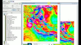 Geosoft  11 Image Processing of Magnetic Data [upl. by Ahsinaj611]