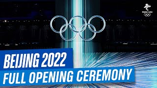 Beijing2022 Opening Ceremony  Full Replay [upl. by Vassily]