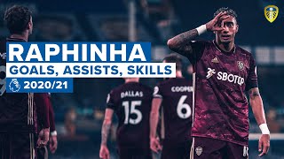 Raphinha BEST SKILLS ASSISTS AND GOALS  202021 Premier League season [upl. by Sandi348]