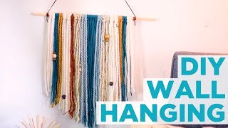 DIY Yarn Wall Hanging  HGTV [upl. by Eri974]