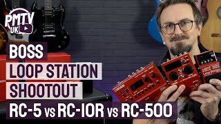 Boss Loop Station Shootout  RC5 vs RC10R vs RC500Whats The Difference [upl. by Hadik]