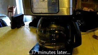 How to unclog a Mr Coffee JWX31 coffee maker [upl. by Gherlein]