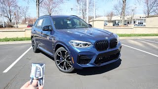 2021 BMW X3 M Competition Start Up Exhuast Test Drive and Review [upl. by Liman]