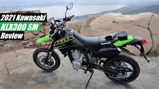 2021 Kawasaki KLX300 SM Review  The Motard Weve Been Waiting For [upl. by Ankney]