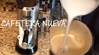 ABRIENDO NUEVA CAFETERA DeLonghi DEDICA [upl. by Emerej]