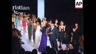 FRANCE PARIS ITALIAN DESIGNER GIANFRANCO FERRE UNVEILS COLLECTION [upl. by Riddle119]