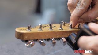 DIY How to String a FenderStyle Electric Guitar [upl. by Kablesh624]