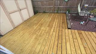 How To Seal A Deck With Thompsons Water Seal [upl. by Sanoy]