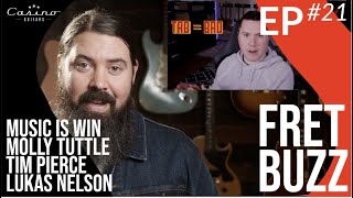 Fret Buzz 22 Music is Win  Molly Tuttle  Tim Pierce  Lukas Nelson [upl. by Beaufort]