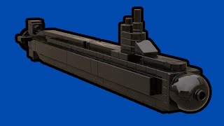 LEGO SeawolfClass Submarine MOC SubMayRineMonth [upl. by Trixie]