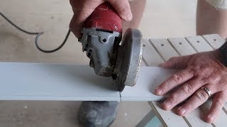 How To Cut Tile On A Dry Cut Angle GrinderDiamond BladeSIMPLE amp EASY [upl. by Marja866]