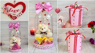 3 Manualidades Para SAN VALENTIN  Diy ValentineS Day  Decoraciones para el 14 de febrero [upl. by Aietal]