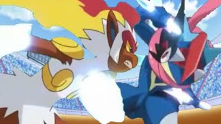 Infernape Vs GreninjaAmvBelieverHindiKalos Ash Vs Sinnoh AshEpic Battle [upl. by Egwan273]