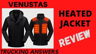 Venustas Heated Jacket Review  Trucking Answers [upl. by Hsima440]