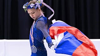 Victory Ceremony  Skate Canada  Alexandra Trusova [upl. by Vetter]