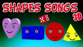 The Shapes Song  Shapes for children  Learn Shapes  Shapes Song Collection [upl. by Merta]