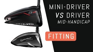 Driver VS MiniDriver  MidHandicap Fitting at Average Swing Speed [upl. by Adabelle525]