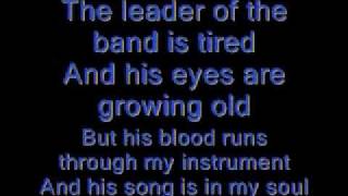 Dan Fogelberg Leader of the band lyrics [upl. by Ennairoc]