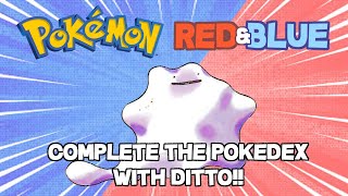 How to Catch ANY Pokemon Ditto Glitch  Pokemon Red amp Blue PrePlaythrough 8 [upl. by David64]