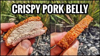 How to Make Crispy Pork Belly in a Weber Kettle [upl. by Marsiella]