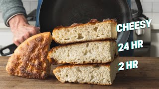 CAST IRON FOCACCIA 3 Ways [upl. by Kablesh]