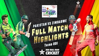 Full Highlights  Pakistan vs Zimbabwe  3rd ODI 2020  PCB  MD2T [upl. by Concha363]