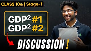 Class 10th GDP²  1 amp 2 Discussion 🔥  Shobhit Nirwan [upl. by Otrebmuh423]