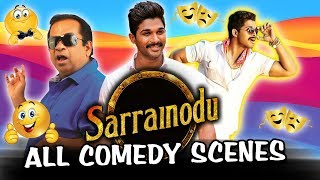 Sarrainodu All Back To Back Comedy Scenes Hindi Dubbed  Allu Arjun Brahmanandam Catherine Tresa [upl. by Yram]