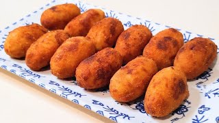 Croquetas con carne del cocido [upl. by Emalee]