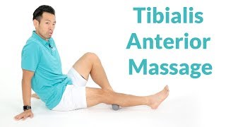 Tibialis Anterior Tendonitis Massage [upl. by Eylhsa66]