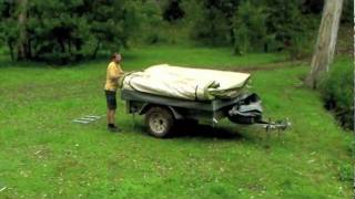 Gordigear Savannah  One Person Camper Trailer Tent Setup [upl. by Egiap]