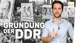 Gründung der Deutschen Demokratischen Republik DDR  Geschichte [upl. by Goulden]