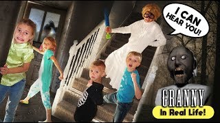 Grannys House Horror Game in REAL LIFE  The TANNERITES [upl. by Huntington591]