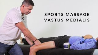 How to Massage Vastus Medialis  Knee Pain  Runners Knee [upl. by Etirugram]