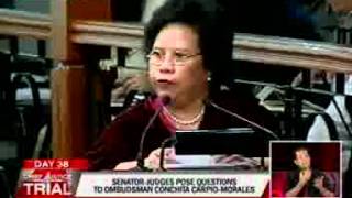 Santiago poses questions to Ombudsman Morales [upl. by Aihsel]