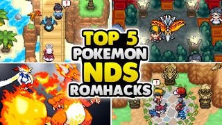 TOP 5 Best Pokemon NDS ROM Hacks 2024 [upl. by Eillit743]