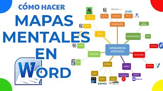 👉💥Cómo hacer un MAPA MENTAL en WORD💥 [upl. by Yasu]