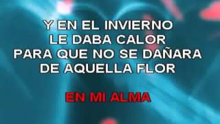 FLOR PALIDA MARC ANTHONY KARAOKE [upl. by Atinuj]