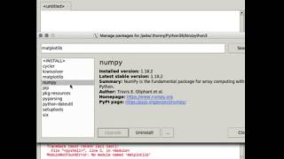 Installing Python Packages in Thonny [upl. by Nahsaj924]