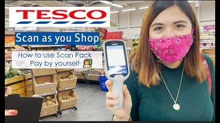 Tesco Scan Pack Pay [upl. by Mairhpe]