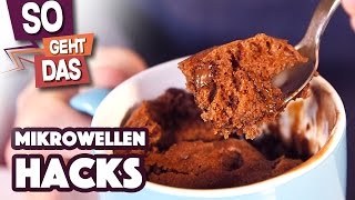 5 coole Mikrowellen Hacks [upl. by Ahtnama61]