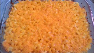 How to make Baked Macaroni amp Cheese Velvetta Version [upl. by Ajani]