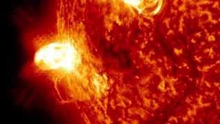 NASA  Late Summer M5 Solar Flare [upl. by Fezoj]