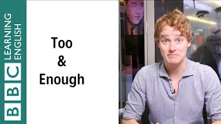 Too vs Enough  Whats the difference  English In A Minute [upl. by Anual641]