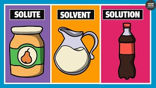 Solute Solvent and Solution  Chemistry [upl. by Tingey]