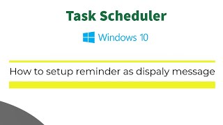 How to Set Reminder in Windows [upl. by Nikki]