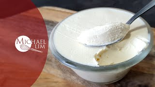 How To Make Mascarpone  Homemade Mascarpone  Michael Lim [upl. by Paza738]