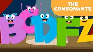 My First Letters  Consonants For Kids [upl. by Rahm]